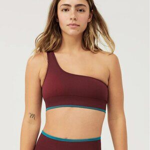 Outdoor Voices One Shoulder Seamless Sports Bra | Size S